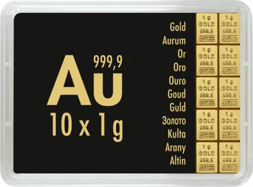 10 x 1 g Combibar Goldtafel