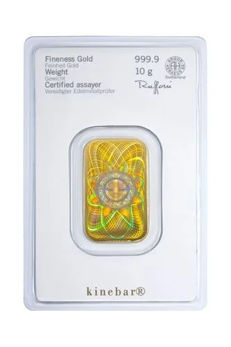 10 g Kinebar Goldbarren