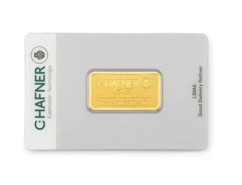 1/4 Unze Goldbarren C. Hafner