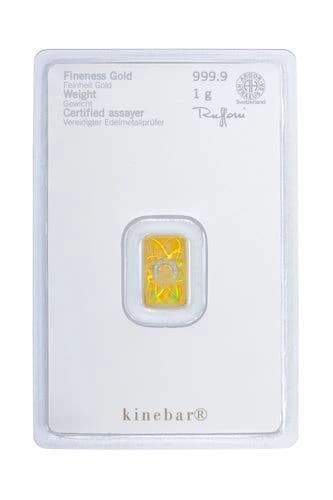 1 g Kinebar Goldbarren