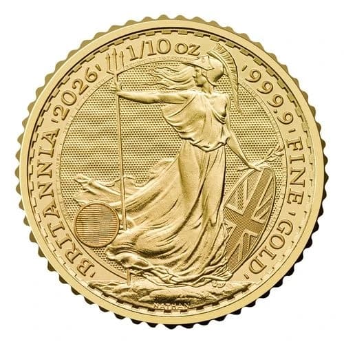 1/10 Unze Gold Britannia 2026