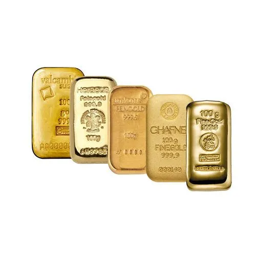 100 g Goldbarren diverse