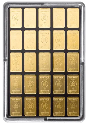 50 x 1 g Gold UnityBar Heimerle und Meule