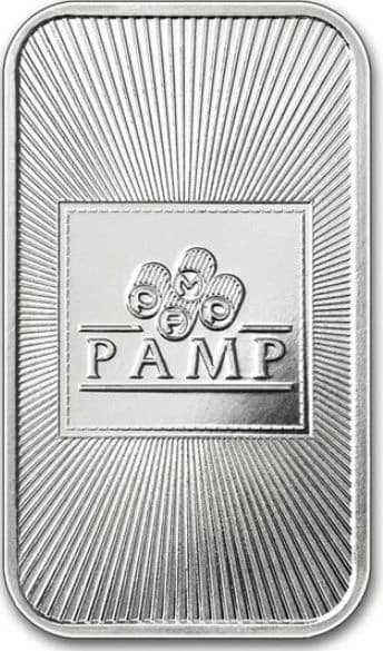 1 Unze Silberbarren PAMP