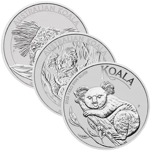 1 kg Silber Australian Koala diverse Jahrgänge (differenzbesteuert)