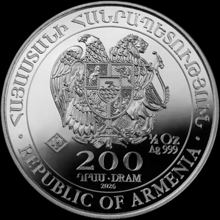 1/2 Unze Silber Armenien Arche Noah 2026 (differenzbesteuert)