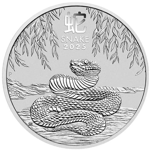 1/2 Unze Silber Lunar III Schlange 2025 (differenzbesteuert)