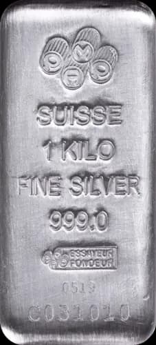 1 kg Silbermünzen