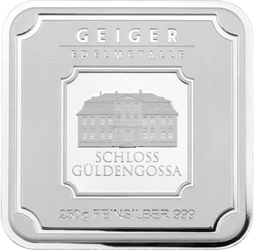 250 g Silberbarren Geiger original