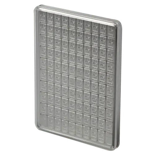 100 x 1 g Combibar Silbertafel